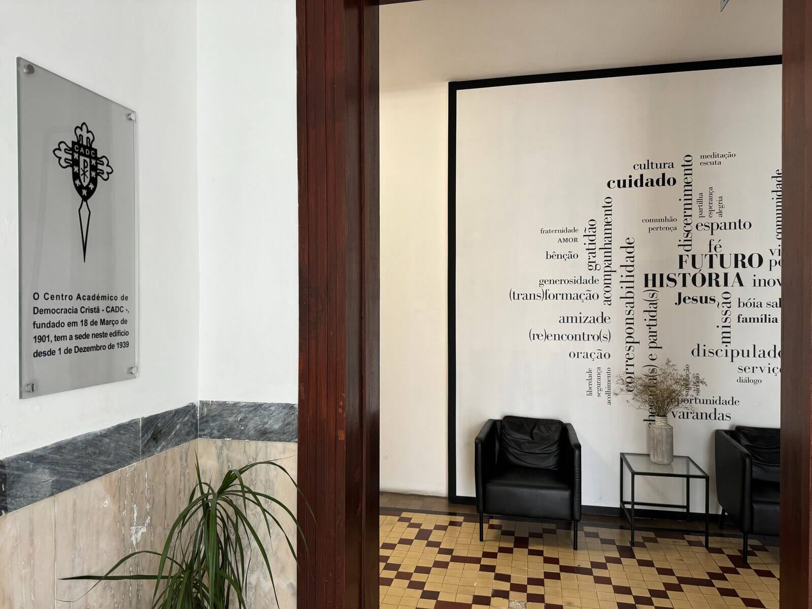Sede do Centro Académico de Democracia Cristã, em Coimbra